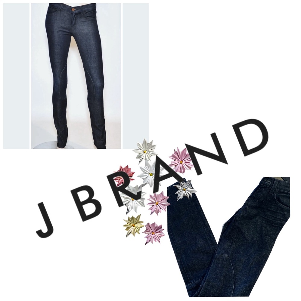 J Brand Suzuki Dark Wash Motorcycle Jeans